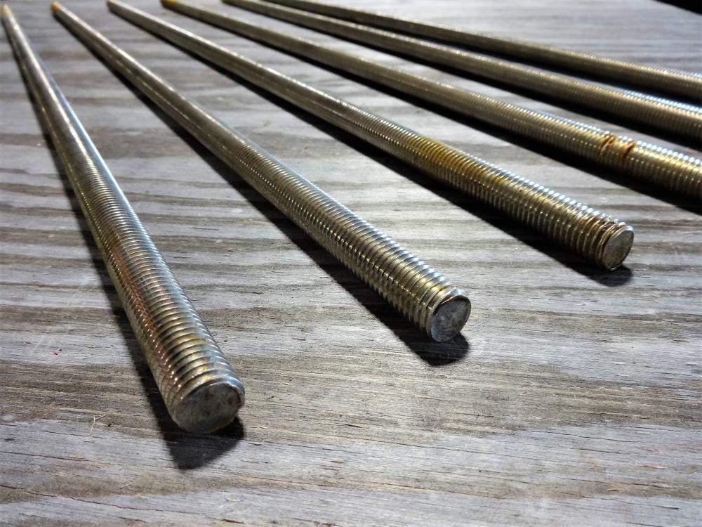 FULLY THREADED RODS 5/811 in x 3ft GRADE 304 STAINLESS STEEL 30 PC